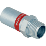GEBERIT 21933 GE Mapress C-Stahl Uebergang mit Einschubende d18mm x R1/2  Verpackungseinheit:5ST