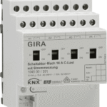 GIRA 104500 Schaltaktor 4f 16 A Hand + Strom C-Last KNX REG  Verpackungseinheit:1ST