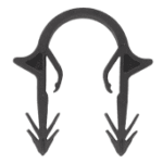 ROTH WERKE 1135006302 Roth Original Tacker Ex-Klips für Systemrohr/VPE 1000 Stück  Verpackungseinheit:1PKG