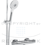 REGENWERK BPPAARRBSR4 Regenwerk Passion Brausestangenset rund, HB Feinregen, 1600 mm  Verpackungseinheit:1ST