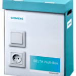 SIEMENS 5TA21560KA PROFI-Box mit 100 Universalschalter und Wippen, DELTA line, titanweiß 5TA2156-0KA Verpackungseinheit:1ST