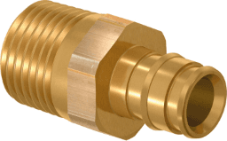 54c21a06-9003-4d6e-ad05-0dfe737e11d8 UPONOR 1085077 Uponor Q&E Übergangsnippel PL/DR 40-R1 1/4"MT Verpackungseinheit:1ST – Bild 1