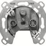 BERKER 452210 Antennen-Einzeldose 3-Loch Up  Verpackungseinheit:1ST