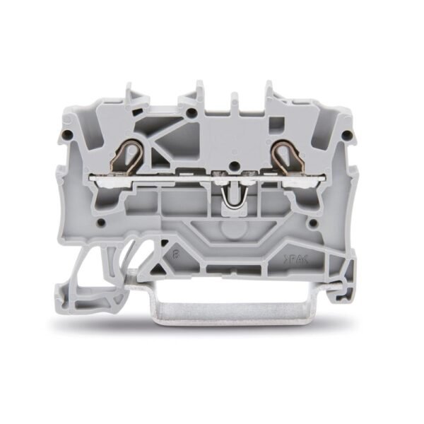 WAGO 2001-1201 TOPJOB S 2-Leiter-Durchgangsklemme, grau, 0,25 - 1,5 (2,5) mm²