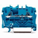 WAGO 2001-1204 2-Leiter-Durchgangsklemme für Anwendungen Ex e II geeignet für Anwendungen Ex i geeignet 0.25 - 1.5mm² blau