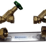 BERNHARDT'S 6301 WZ Einbaugarnitur 5/4"x1" kplt inkl.Bügel und Ventile  Verpackungseinheit:1ST