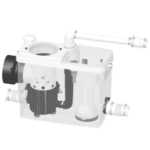 SFA 0017UP SFA Sanibroy Fäkalienhebeanlage SANIPACK PRO UP zum Anschluss an Hänge-WC bzw. WC und Waschtisch, Dusche oder Bidet. Zur Einbau in Vorwandinstalation.  Verpackungseinheit:1ST