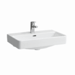 LAUFEN H8189590001041 Laufen PRO S 818959 Kompakter Waschtisch unterbaufähig  Sanitärkeramik weiß 600x380x95 1 Hahnloch mittig mit Überlauf ,  Verpackungseinheit:1ST