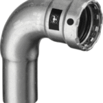 VIEGA 694 685 Viega Megapress-Bogen 90° Stahl unlegiert, Zink-Nickel-Beschichtung, Modell 4216.1 VdS-Zulassung DN: 50 D: 2 4216,1 Verpackungseinheit:1ST