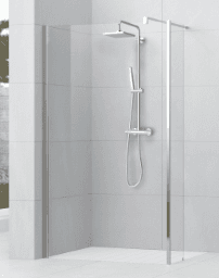 599f3c7e-8f42-40d8-a41b-2c3000441544 ALVA AQDUSPFT15.1 ALVA Spa 1.0 Fixteil 90° 15cm f. freist. Seitenw. SPA 1.0,Glas ESG Cl.,Silber HGL Verpackungseinheit:1ST – Bild 1