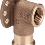 VIEGA 281 502 Viega Sanpress-Wandscheibe mit SC-Contur Rotguss oder Siliziumbronze, Modell 2225.5 d: 18 Rp: ½ 2225,5 Verpackungseinheit:1ST