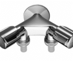 ALVA AQNADV ALVA Varia Nebenanschluss-Doppelventil 1/2, m. RV, Rosette, chrom  Verpackungseinheit:1ST