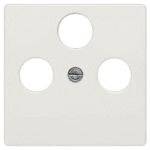 SIEMENS 5TG25482 Zentralscheibe Antennendose 2-und 3-Loch DELTA i-system, titanweiß 5TG2548-2 Verpackungseinheit:1ST