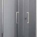 NOVELLINI BPPADUNEFL3 Novellini Passion Eckeinstiegshälf. li Faltt., 87-89/200, chrom, ESG  Verpackungseinheit:1ST