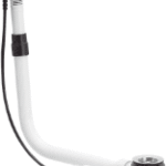 ALVA AQBWERAURS Ab- und Überlaufgarnitur Funktionseinheit Ausstattung, Geruchverschluss, Ablaufbogen 45°, Ventil verchromt, Modell 6163.1 DN: 40/50 Bowdenzug-Läng 6163,1 Verpackungseinheit:1ST