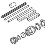 NVENT 734312-000 Kaltleiterverbindung und Endabschlussgarnitur, für HWAT, FS-A-2X, FS-B-2X und GM CE20-01 Verpackungseinheit:1ST