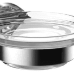 ALVA AQASFOSH ALVA Forta Seifenhalter mit Kristallseifenschale klar, Chrom  Verpackungseinheit:1ST