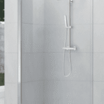 ALVA AQDUSPFSW150.1 ALVA Spa 1.0 Freistehende Seitenwand 150/200cm, Glas ESG Clean, Silber HGL  Verpackungseinheit:1ST