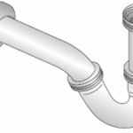 ALVA AQARVABS ALVA Varia Bidetsifon 5/4" o.Ventil Wandrohr 32x190mm, MS verchromt  Verpackungseinheit:1ST