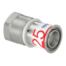 5e267b6f-95bc-49e8-8880-2e9cca98694a UPONOR 1070519 Uponor S-Press PLUS Übergangsmuffe 25-Rp3/4"FT Verpackungseinheit:1ST – Bild 1