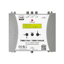 602ee95d-ba74-44aa-bd40-1960ae30d428 TRIAX 360243 terrestrischer Kanalprozessor, programmi erbar, 3 Eingänge, 1 Ausgang TMB 1700 Verpackungseinheit:1ST – Bild 1