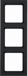 6036ea0c-4223-4e5d-ba6b-f1c6a6324f36 BERKER 10136096 Rahmen 3fach Q.3 anthrazit, samt Verpackungseinheit:1ST – Bild 1