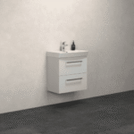 DANSANI MMC-6810 62 cm Mido 2 Schubladen Waschtisch Cappella, Weiß Matt MMC-68 Verpackungseinheit:1ST