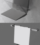 ALVA AQBFVAEHSWC1 ALVA Varia Einhängesitz mit ABS Sitzfläche, bis 160kg, Weiß/Chrom  Verpackungseinheit:1ST