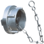 WBF 200510-01 B-Blindkupplung DIN 14312 m.Kappe/Kette  Verpackungseinheit:1ST