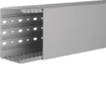 HAGER BA780120 Verdrahtungskanal PVC BA7 80x120 sgrau  Verpackungseinheit:2M