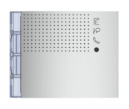 63a3d2f7-89b4-4c48-98af-7d81b4dfcab5 BTICINO 351101 Abdeckung für Lautsprechermodul PLUS, oh ne Ruftasten, Farbe: Allmetal Verpackungseinheit:1ST – Bild 1