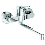 ALVA AQSPTW ALVA Una Spültischarmatur Wandmontage, Chrom  Verpackungseinheit:1ST