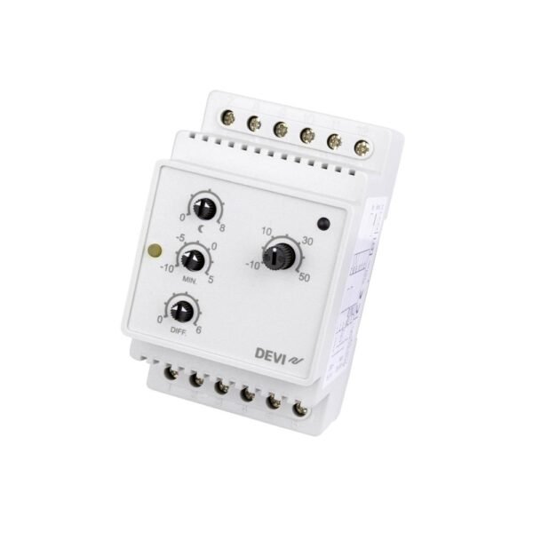 DEVI 140F1075 DEVIreg 316 -10/+50° mit Leitungsfühler Elektronischer Differenzthermostat