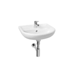 ALVA AQHWB45.1 ALVA Una Handwaschbecken 45x37cm, mit Hahnloch, Weiß  Verpackungseinheit:1ST