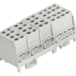 POLLMANN 2080435 Hauptleitungs Abzweigklemme 4polig 4 Ein 2x25², 3 Aus 2x16², 1 Aus 6x16mm² HLAK 25-4/12 GR-S Verpackungseinheit:1ST