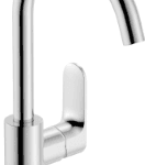 HANSGROHE 72536000 hansgrohe Rebris S Einhebel-Waschtischmischer 210 mit Schwenkauslauf und Zugstangen-Ablaufgarnitur, Chrom 72536XXX Verpackungseinheit:1ST