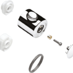 HANSGROHE 96618000 hansgrohe Griff für Ecostat 1001 SL Thermostat Aufputz, Chrom 96618XXX Verpackungseinheit:1ST