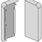 KE KELIT 6405900 KE KELIT KM809 KELOX SL Endstück links 22 mm Weiß KM809 Verpackungseinheit:1ST