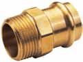 WIELAND MOELLERSDORF P42431512 RG-Press Uebergangsnippel m.AG 1/2"x15 mm  Verpackungseinheit:1ST