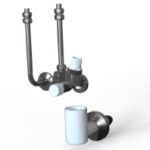 ALVA AQSPNOSAG2 ALVA Nova Speicheranschlussgar. 1/2" 6 bar, poliert, nickelfrei, Chrom  Verpackungseinheit:1ST