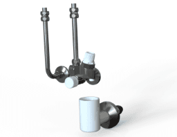 65e6ca9c-af48-46a8-b776-f8db91830250 ALVA AQSPNOSAG2 ALVA Nova Speicheranschlussgar. 1/2" 6 bar, poliert, nickelfrei, Chrom Verpackungseinheit:1ST – Bild 1