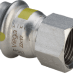 VIEGA 486 891 Viega Sanpress Inox G-Übergangsstück mit SC-Contur Stahl nichtrostend, Modell 0212 d: 22 Rp: 1 0212 Verpackungseinheit:1ST