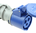 PC ELECTRIC 213-6TT CEE Kupplung 16A 3pol 6h IP44,  schraublose Klemme  Verpackungseinheit:1ST