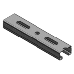 MEFA 08202622 Montageschiene C-Profil, 45 / 26 / 1,5mm L= 2 m fbv  Verpackungseinheit:2M