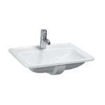 LAUFEN H8139610001041 Laufen PRO 813961 Einbauwaschtisch von oben  Sanitärkeramik weiß 560x440x20  Verpackungseinheit:1ST