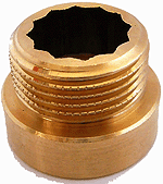 66a39b73-6547-4d70-833a-4f7af862d67b ALVA ACMS263.3/4.15C ALVA Verlaengerung Fig.263 3/4"x15mm, Messing verchromt Verpackungseinheit:1ST – Bild 1