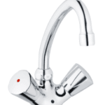 ALVA AQARSAWTK.1 ALVA Sana 1.0 Waschtischarmatur 2-Griff mit Kettenhalter, Chrom  Verpackungseinheit:1ST