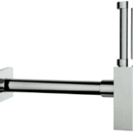 ALVA AQARVADS3 ALVA Varia Design-Sifon 5/4" oh. Ventil,Wandr.32x300mm,eck. Rosette,Chrom  Verpackungseinheit:1ST