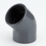 ALVA ACSWWK5045 ALVA PVC-U Winkel 45°, d50 für Schwimmbadanwendung PN16, grau  Verpackungseinheit:1ST