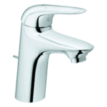 GROHE 23 707 003 GROHE Einhand-Waschtischbatterie Eurostyle 23707_3, S-Size, Einlochmontage, geschlossener Metall-Hebelgriff, Zugstangen-Ablaufgarnitur 1 1/4'', chrom 23707_3 Verpackungseinheit:1ST